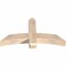 Ekena Millwork Bellingham Smooth Timber Gable Bracket, Douglas Fir, 48"W x 26"H x 5 1/2"D x 5 1/2"F, 13/12 Pitch GBW048X26X0606BEL00SDF - alternate 5
